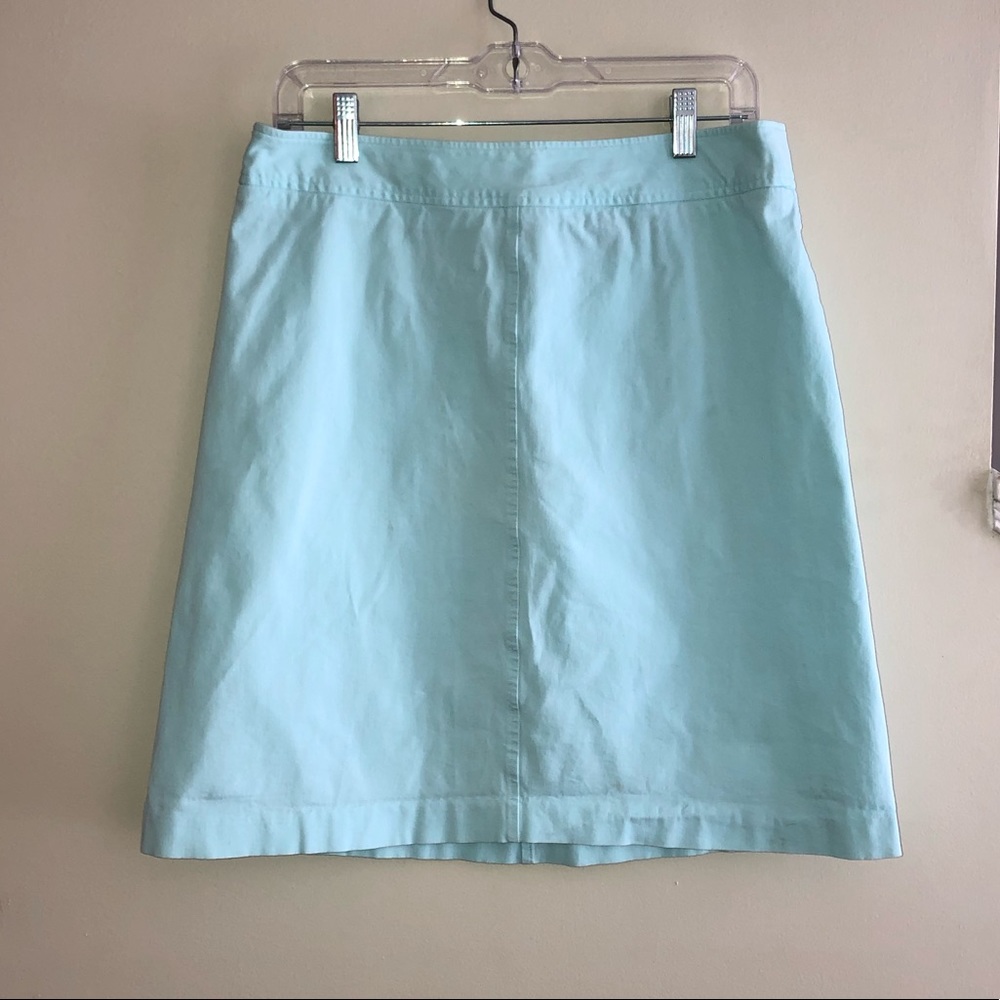 Marina Pastel Blue A-Line Skirt